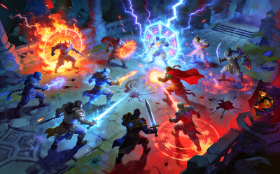 DOTA2竞技游戏激烈团战场景