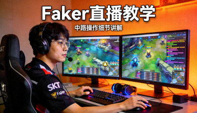 英雄联盟Faker选手直播教学画面